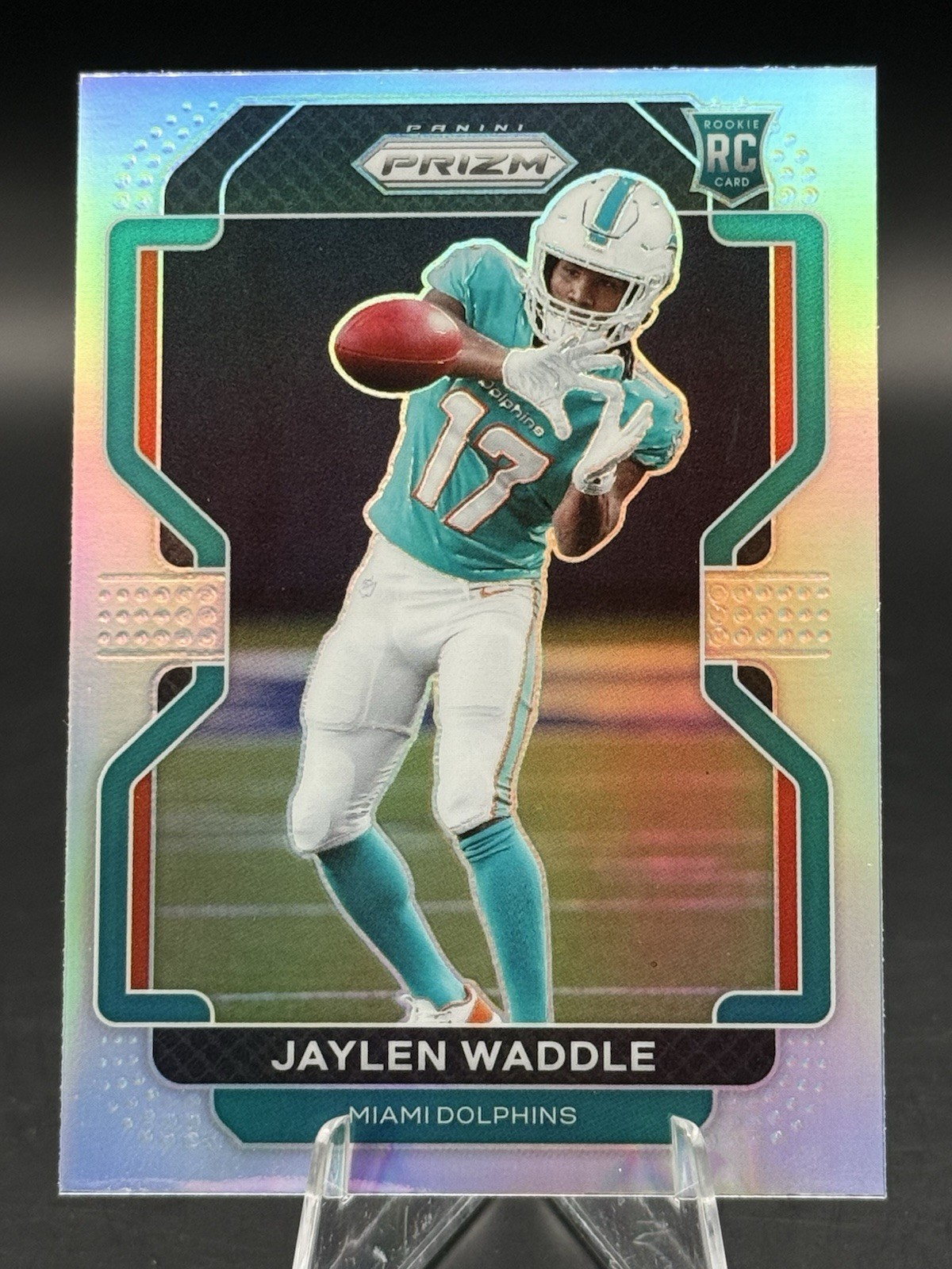 2021 Panini Prizm #V-338 Jaylen Waddle Rookie Variations Prizm Silver IT1567