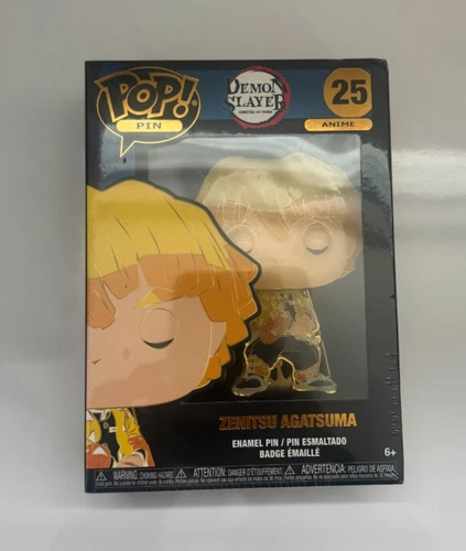 Funko POP! Demon Slayer Anime Enamel Pin - ZENITSU AGATSUMA #25