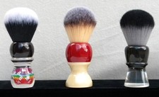 3 mens shaving brushes unused but no boxes 