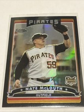 2006 Topps Chrome Black Refractor /549 Nate McLouth #326 Rookie Card. rookie card picture