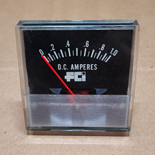 FCI DC Amperes Analog Panel Meter Ammeter Gauge Model/MPN D.C. AMPERES