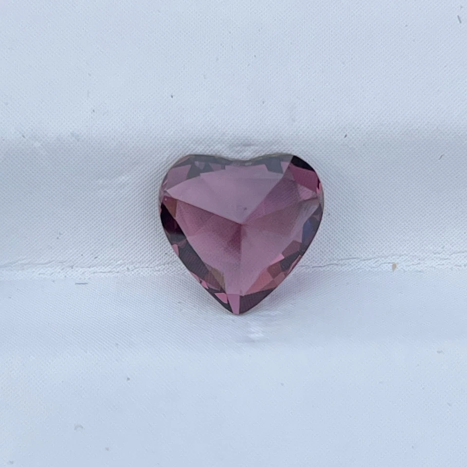 Natural Purplish Pink Spinel 1.42 Cts Heart Cut Loose Gemstone Love Rings - Image 4 of 4