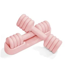  Adjustable Dumbbell Set of 2, 4-in-1 Hand Weights for Women at Home, Pink