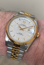 Tudor Prince Day+Date Automatic Watch 36 Silver Linen Dial & Box 5