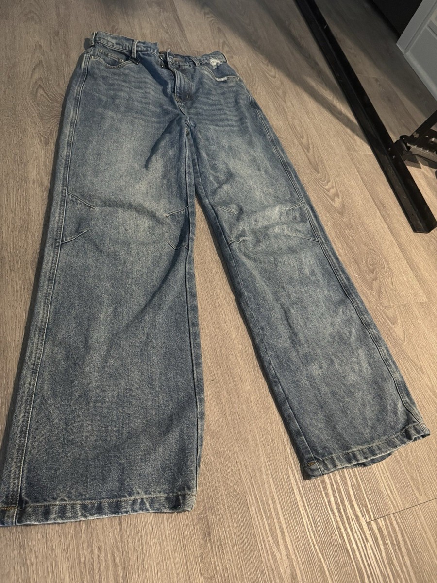 パンツ archive grunge flare denim pants beige 2000's archive grunge flare denim pants