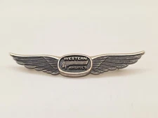 Western Air Lines First Officer Wing 4th Issue Tanner&Co. Sterling 