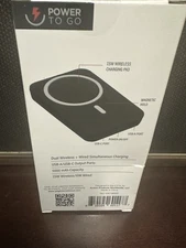 5000mAh MagPak Dual Power Bank 7.5W Wireless Charging Pad - NEW SEALED