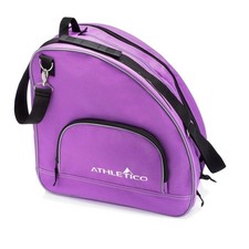 Durable Large Ice  Inline Skate Bag with Adjustable Strap - Men  s Purple Design