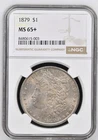 1879 Morgan Silver Dollar NGC MS-65+