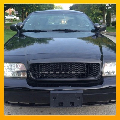 Soporte Para Placa Delantera De Ford Crown Victoria 1998-2011 - Negro, Plástico, Reemplazo Directo