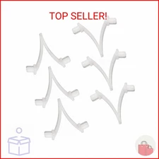 ATIE Butterfly Pool Clips - 6 Pack Attachment Clips for Swimming Pool Brush, Ski