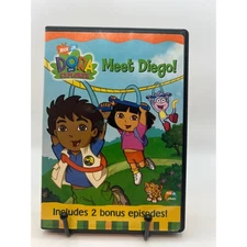 Dora the Explorer Meet Diego DVD Nick Jr Kids Childrens Educational Adventure