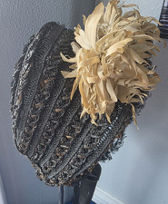 Antique Victorian McLanahan Modes Straw Bonnet Hat Millinery Baltimore 1880 Girl