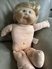 Cabbage Patch Kids Doll Boy Blonde Hair Blue Eyes