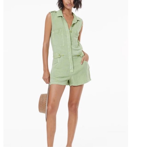 Young Fabulous & Broke Bayleaf Pigment Romper