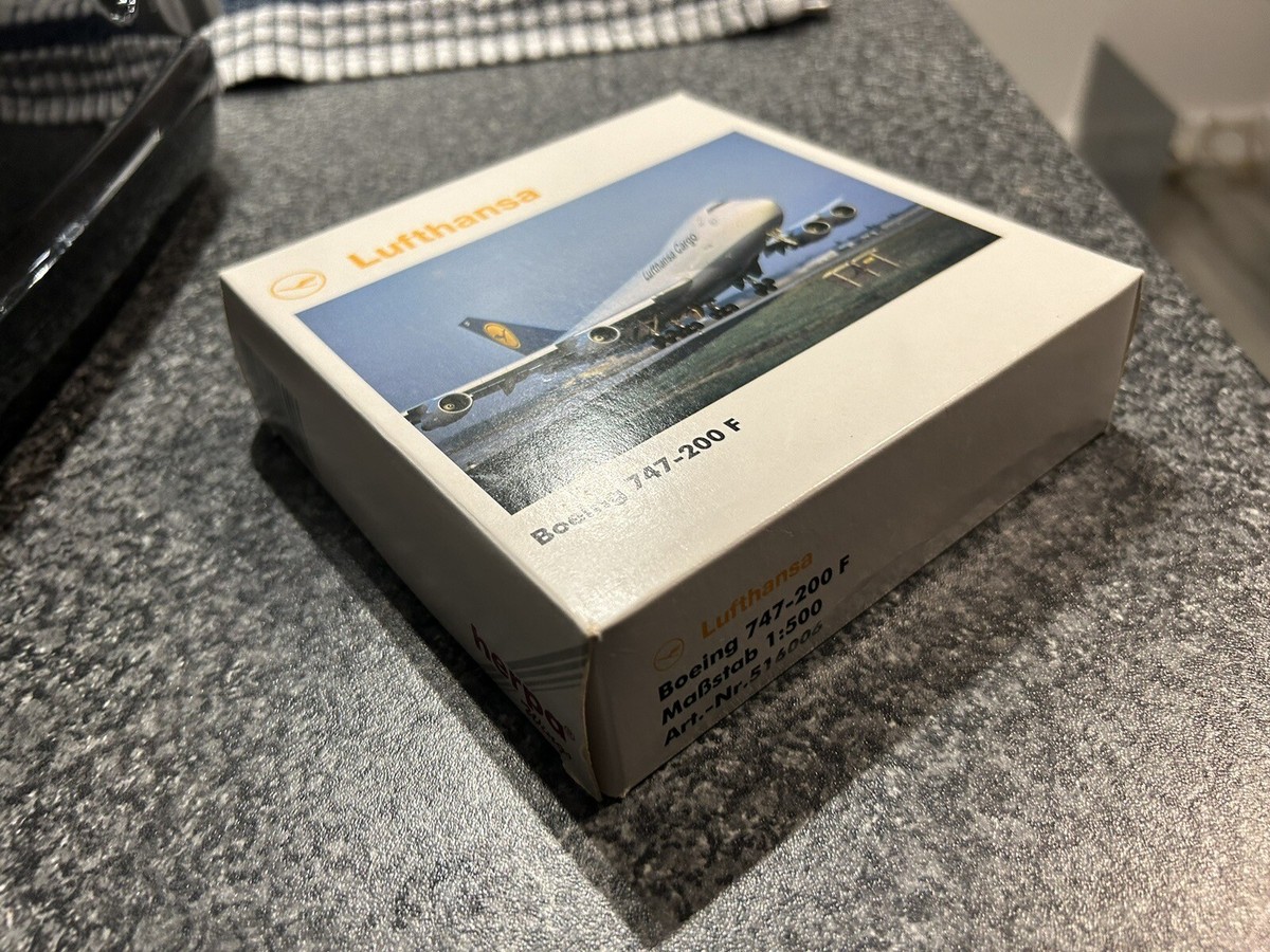 Miniature Herpa 1/500 – Boeing 747-200 Lufthansa – Avion Airlines