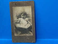 CDV FOTO RITRATTO BAMBINA BIMBA ENFANT G.CONTIERO MILANO.
