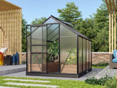 Vitavia, Alu-Gewächshaus, Treibhaus Venus 5000, schwarz, HKP 4 od. 6 mm