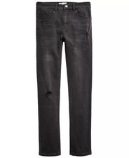 Ring of Fire CARBON Big Boys Tumble Skinny-Fit Stretch Destroyed Jeans, US 16