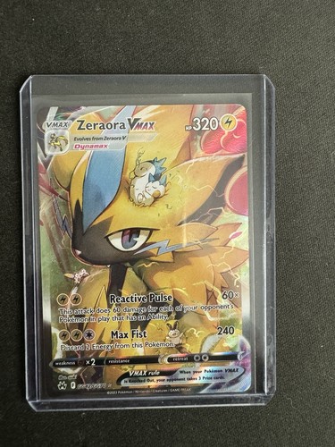 Zeraora VMAX GG42/GG70 Crown Zenith: Galarian Gallery Holo