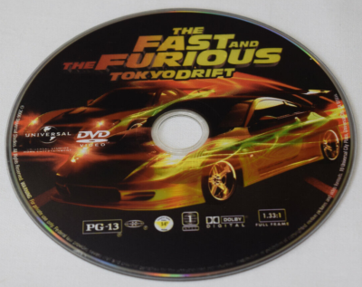 The Fast and the Furious: Tokyo Drift (DVD, 2006, Full Frame) Disc
