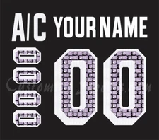 New York Rangers Customized Number Kit For 2021 HFC Uniform