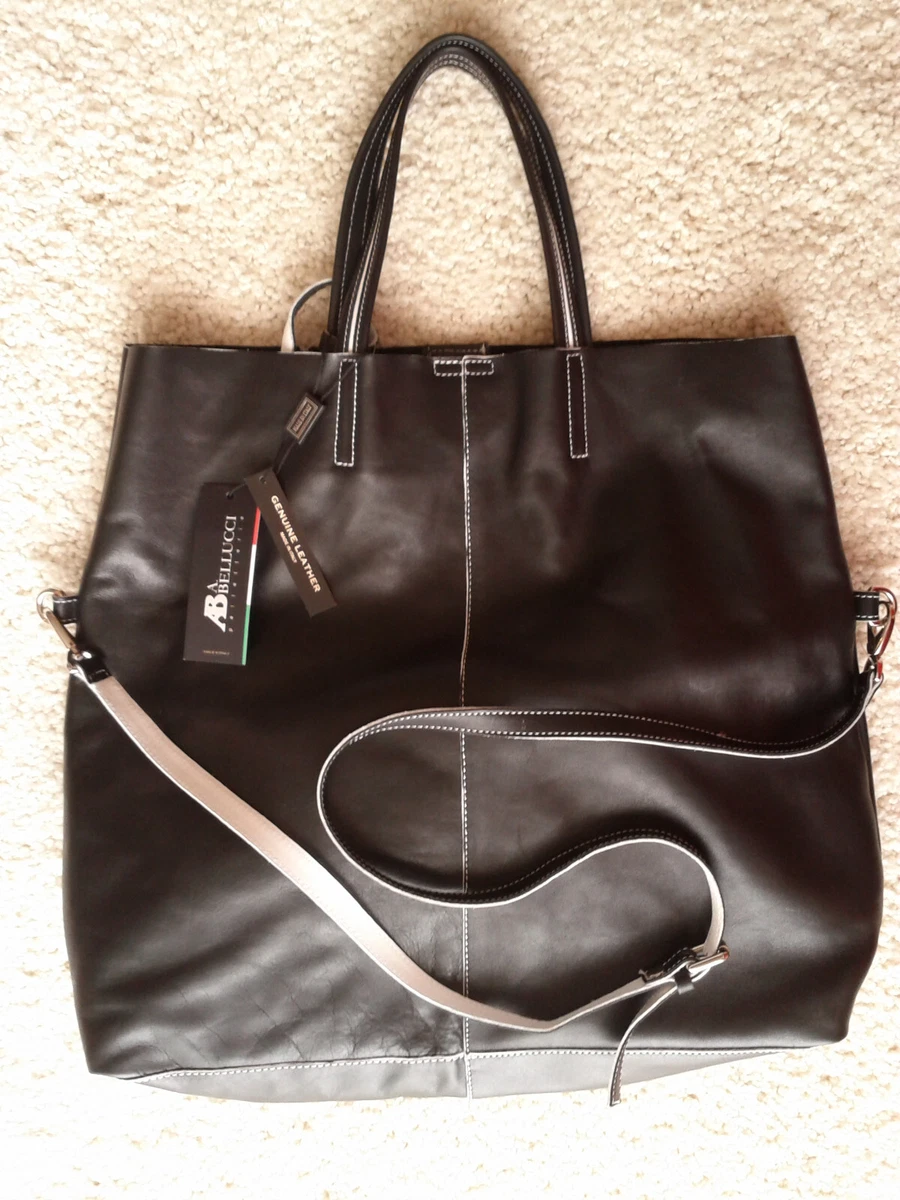 Asia bellucci sales leather tote