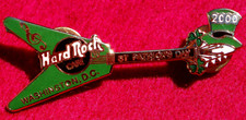 WASHINGTON DC ST PATRICK'S SHAMROCK GIBSON FLYING V GUITAR Hard Rock Cafe PIN