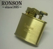 New RONSON :  OIL Lighter :  STANDARD : R02-1027: Stain Gold : from JAPAN !!!