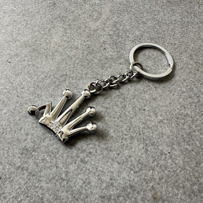 RARE STUSSY METAL BENT CROWN KEYCHAIN | eBay