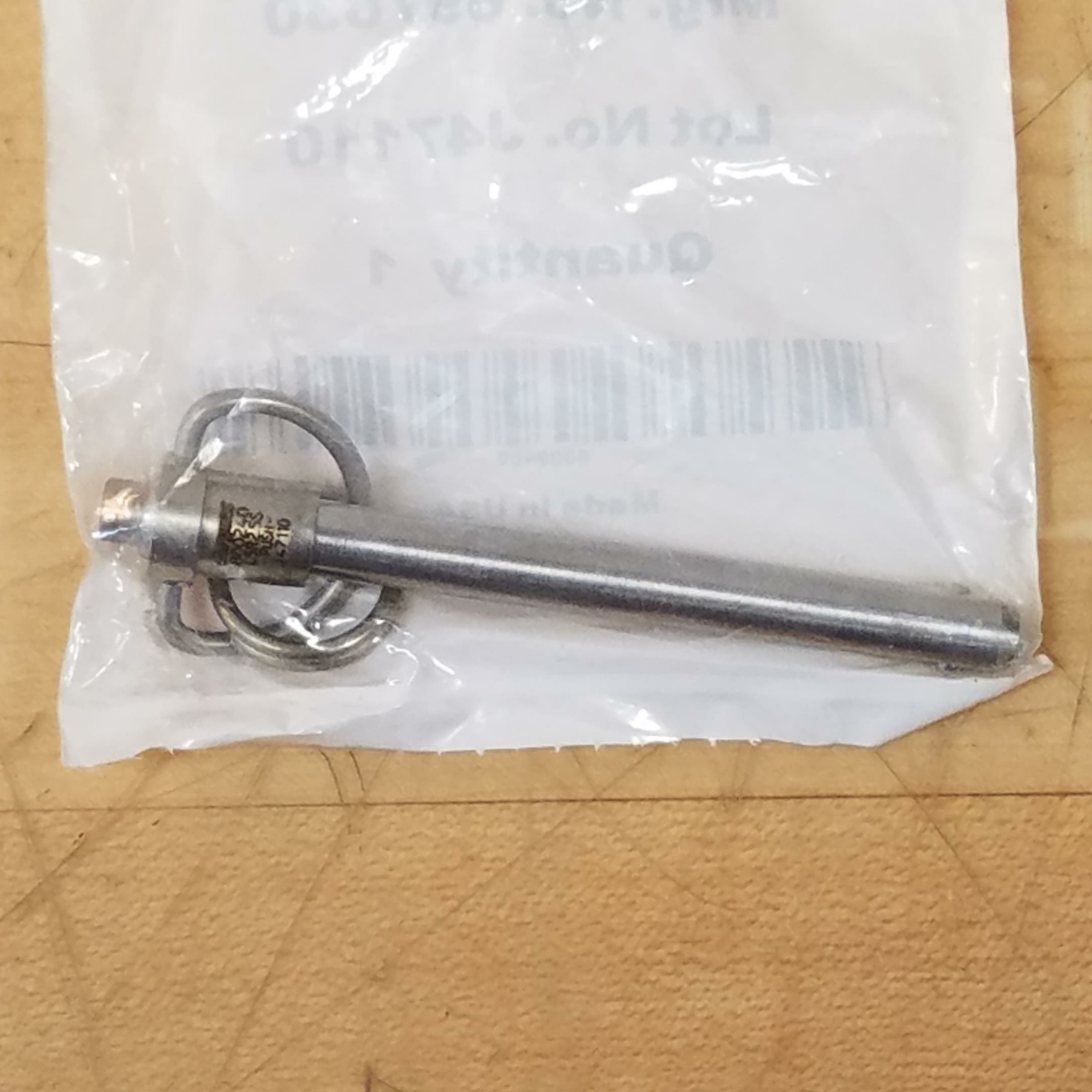 Jergens 800240R Ring Handle KwikLok Pin, 5/16" Pin Diameter, 2.5 Grip Length eBay