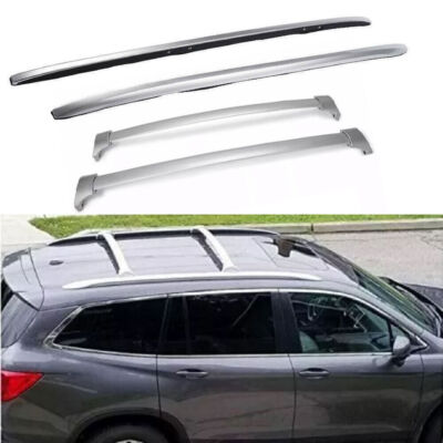 4Pcs Aluminum Roof Rail Racks Cross Bars Crossbar Fits for Honda Pilot 2016-2021
