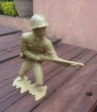 MÉXICO BOOTLEG PLASTIMARX PLÁSTICO SOLDADO JAPONÉS AÑOS 70 PINTADO CON RIFLE