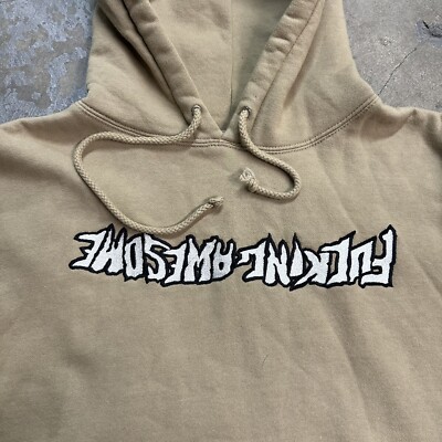 FuckingAwesome Upside Down Embroidered Hoodie Small F*cking