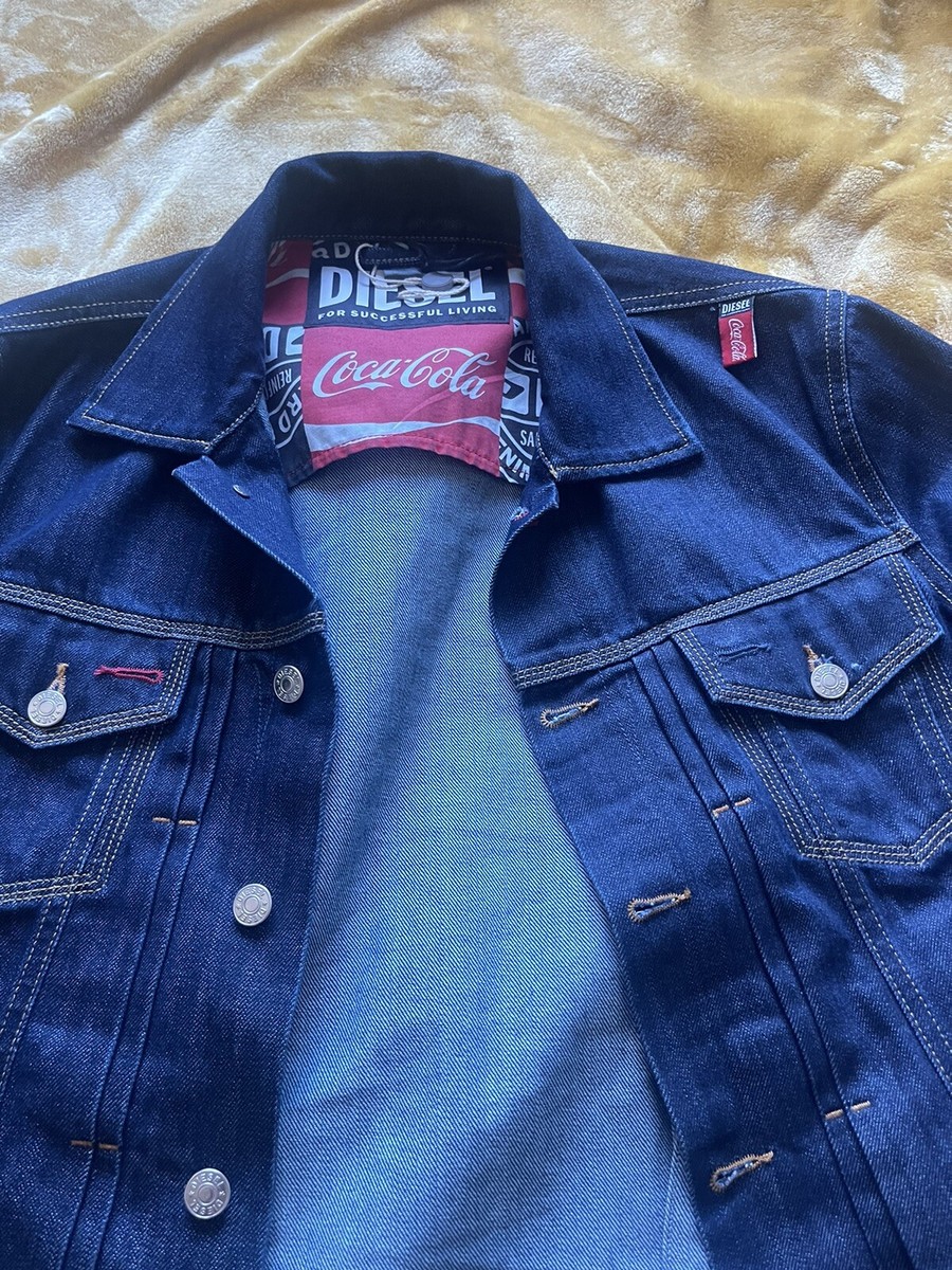 Diesel Nhill Coca-Cola Denim Jacket Men's size Medium | eBay Diesel Nhill Coca-Cola Denim Jacket Men's size Medium | eBay