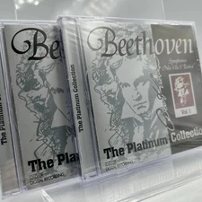 BEETHOVEN: Vol 1 & 2 The Platinum Collection (NEW) Classical Music (2) CD Set