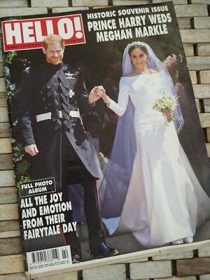 MEGHAN MARKLE PRINCE HARRY ROYAL WEDDING Hello! Magazine MAY 2018