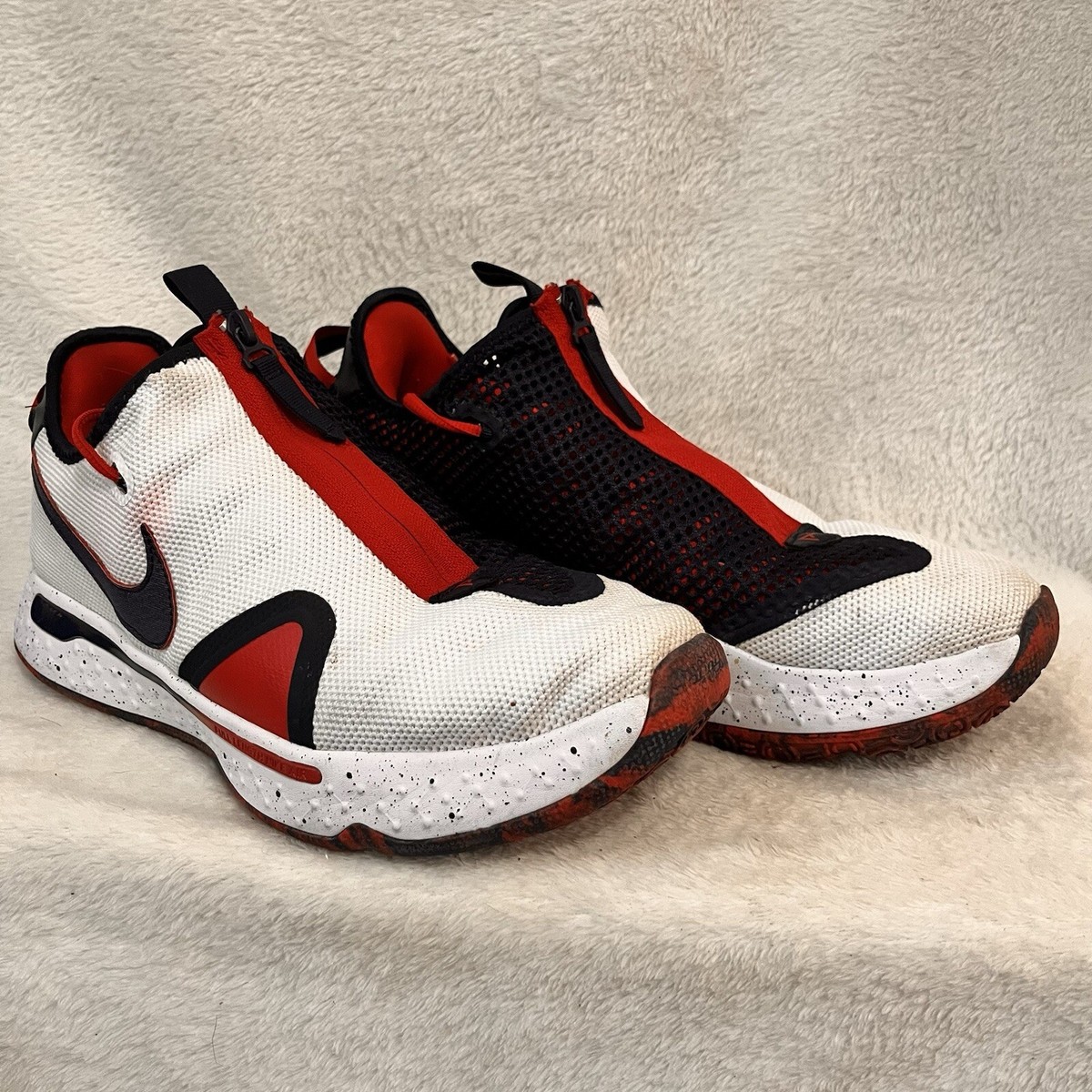Nike Paul George PG 4 EP Clippers Shoes Men\'s Size 6.5 Blue Red Nike Air Strobel PG 4 Paul George Clippers Basketball Shoes  main image 2
