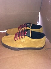 ETNIES THIRTYTWO NICOLAS MULLER MENS SIZE 9 SKATE SHOES BROWN RARE COLLAB