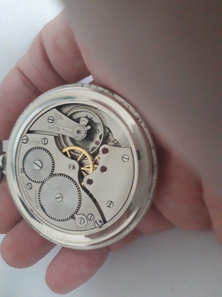 SELEX RAILWAY df&c 15 Jewel Pocket watch working Excellent time Keeper