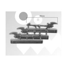 Scibor MM 28mm Miniature Conversion Parts Spartan Halberds (3)