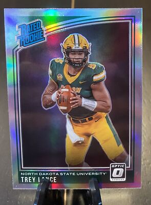 2021 Optic Silver Rated Rookie Prizm #203 Trey Lance   49ers Bison Rookie