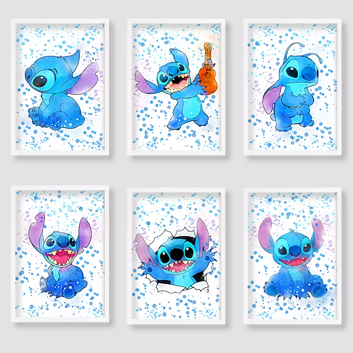 CAN o & Stitch Canvas Painting, Disney Anime, Cute Stitch Posters