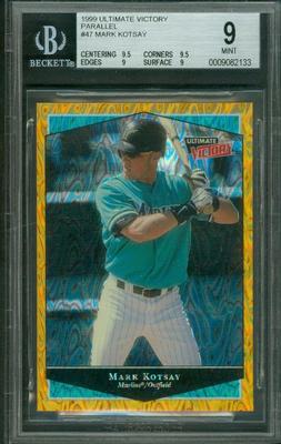 1/1 1999 Ultimate Victory Parallel Mark Kotsay BGS 9 Sub 9.5 No