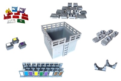 3D Terrain für Zombicide Prison Outbreak