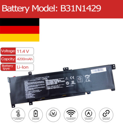 B31N1429 Akku für Asus K501LB-DM048D K501LB-DM049H K501LB-DM060D K501UW Battery