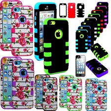 Armor Protective Luxury Shockproof Dual-layer Case Cover For Apple iPhone 5C