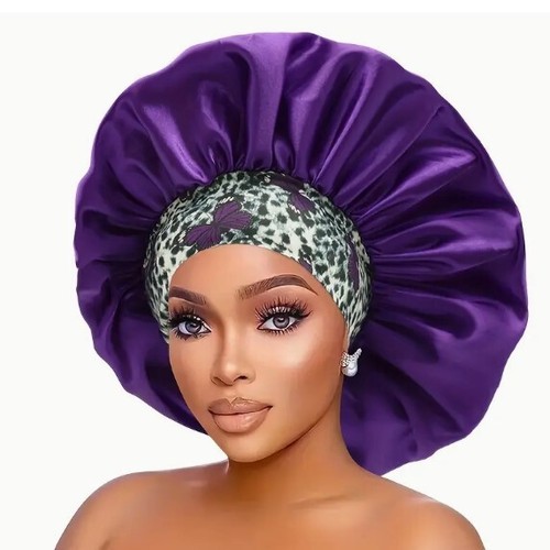 Women Long Hair Care Bonnet Night Sleep Hat Cap Silkfeel Head Turban 140 options - Picture 134 of 156