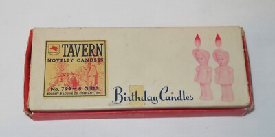 Vintage Socony Vacuum Oil TAVERN NOVELTY CANDLE # 799-8 w/ Original box ...