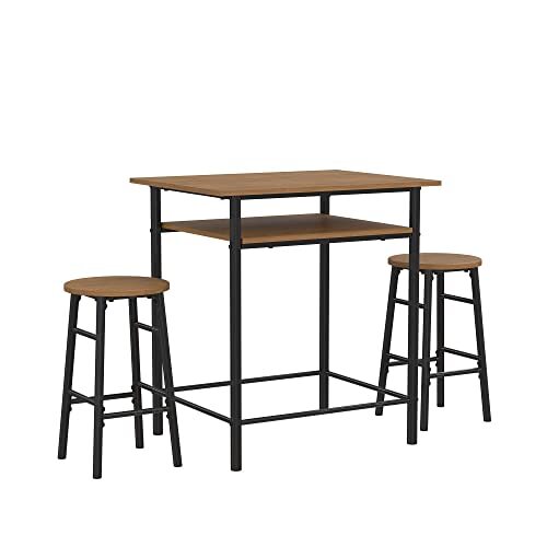 RealRooms Jace Kitchen 3 Piece Pub Set, Multiple Colors